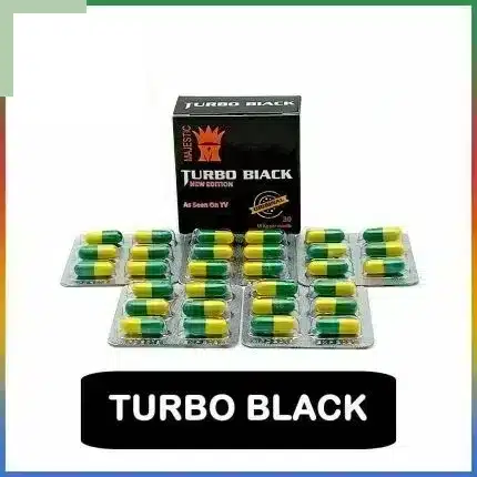 كبسولات تربو بلاك – TURBO BLACK CAPSULES